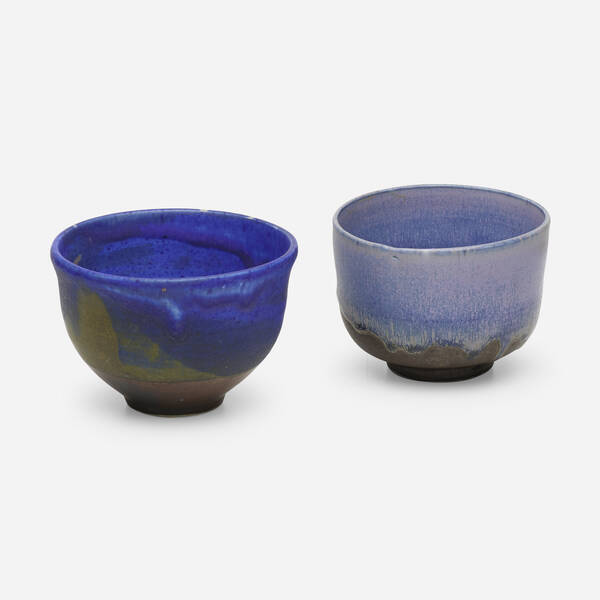 Toshiko Takaezu. Tea bowls, set