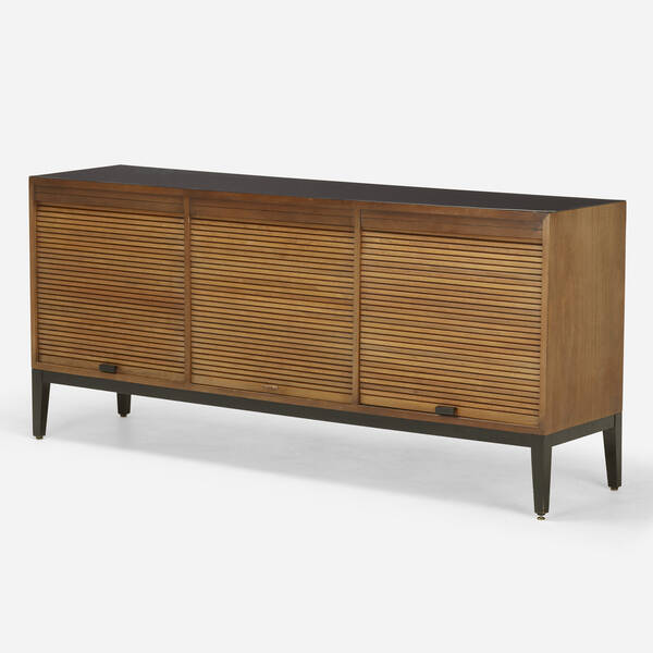 Modern Cabinet c 1970 walnut  39f9b3