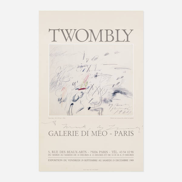 Cy Twombly 1928 2011 Galerie 39f9dd