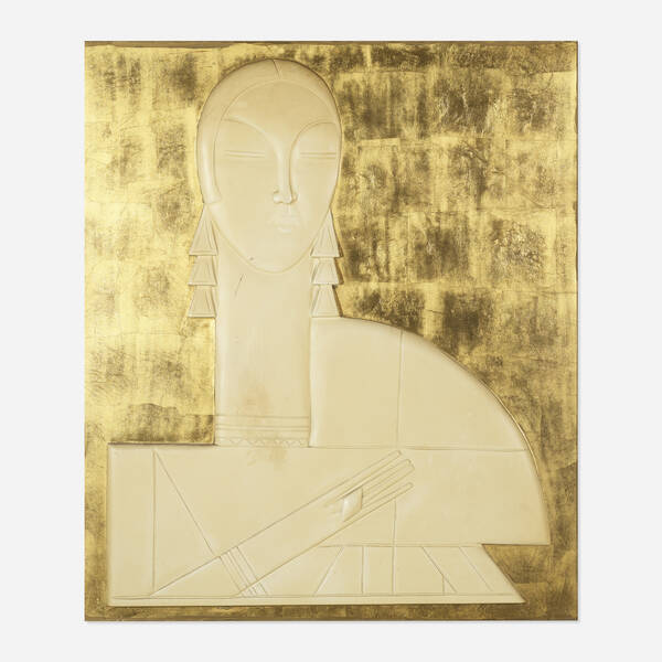 . Josephine Baker relief. plaster,