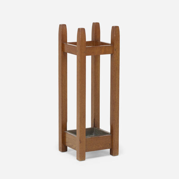 Gustav Stickley. Umbrella stand,