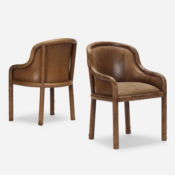 Karl Springer. Bentwood armchairs,