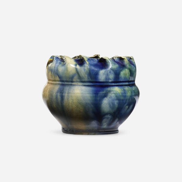 George E. Ohr. Vase. c. 1900, glazed