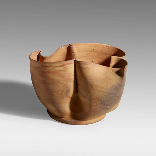 George E. Ohr. Exceptional vase.