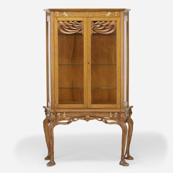 French Art Nouveau. Cabinet. c.