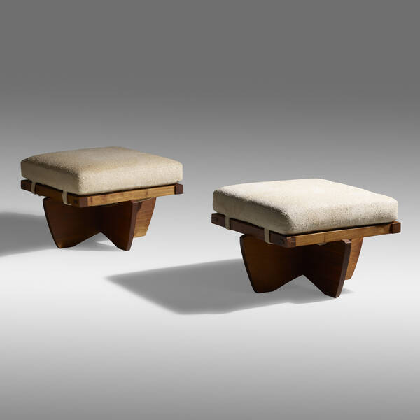 Mira Nakashima Greenrock ottomans  39fb9d