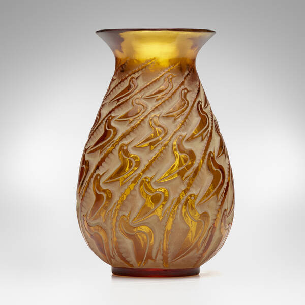 Ren Lalique Canards vase c  39d4b6