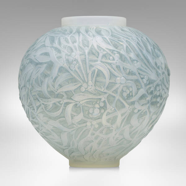 Ren Lalique Gui vase c 1920  39d4b9