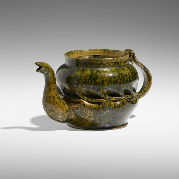 George E Ohr Exceptional teapot  39d692