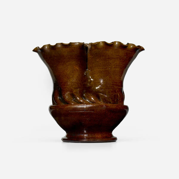 George E Ohr Large vase 1895 96  39d69a