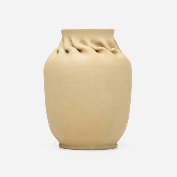 George E. Ohr. Large vase. 1898-1910,