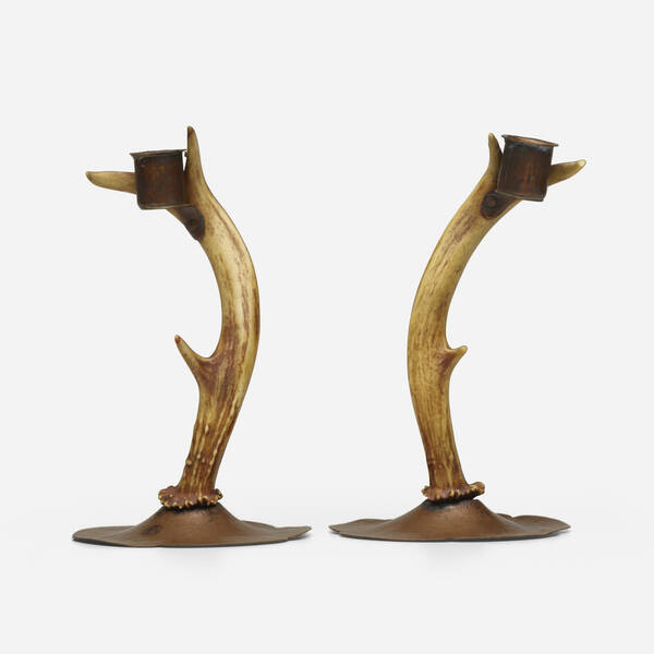 Albert Berry. Candleholders, pair.