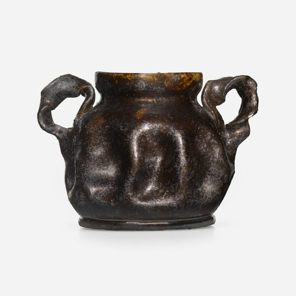 George E Ohr Vase 1895 96 glazed 39d6f1