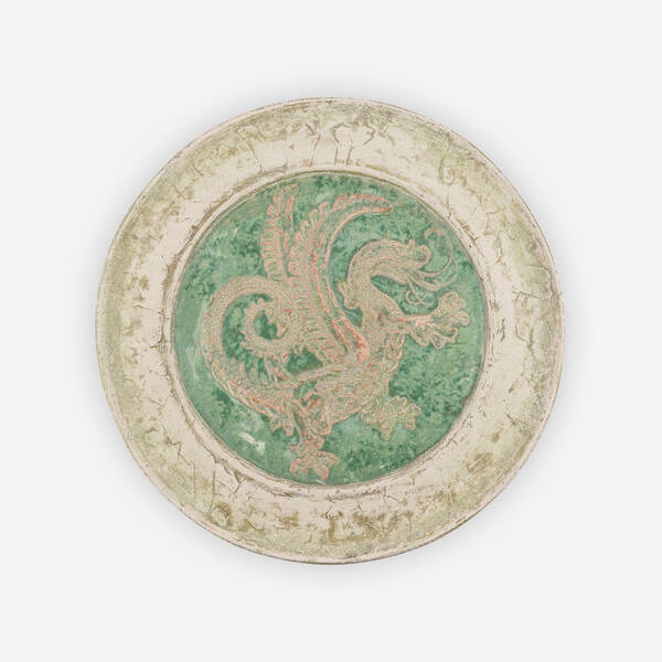 Irving Manoir Charger with dragon  39d706