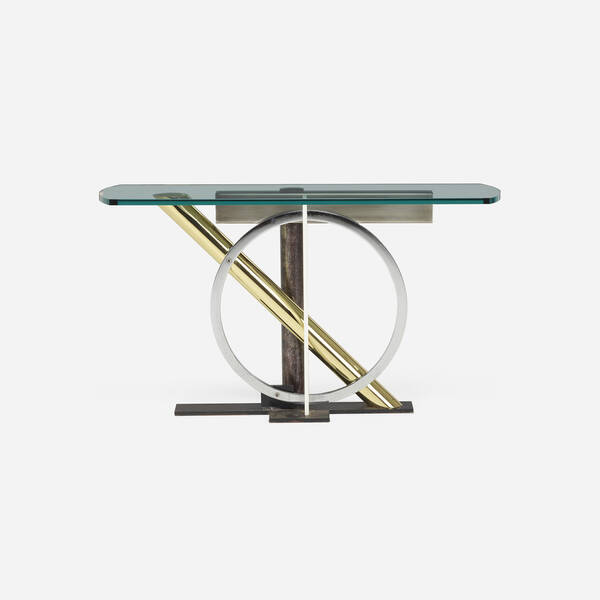 Modern. Console table. enameled