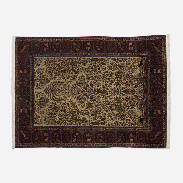 Persian Low pile carpet hand knotted 39d779