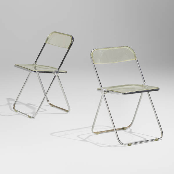 Giancarlo Piretti. Plia folding chairs,