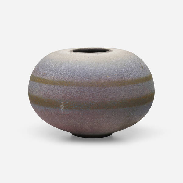 Harvey Sadow. Vase. 1981, raku-fired