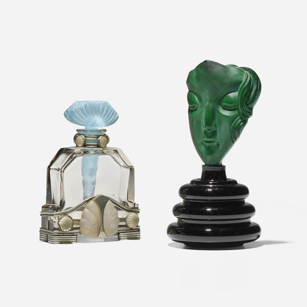 Art Deco. Perfume bottles, set of two.