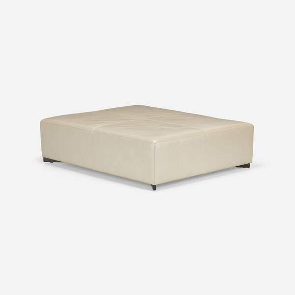 Contemporary. Large ottoman. 21st