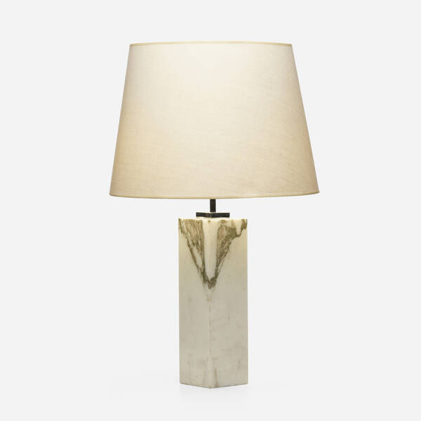 Contemporary. Table lamp. marble,