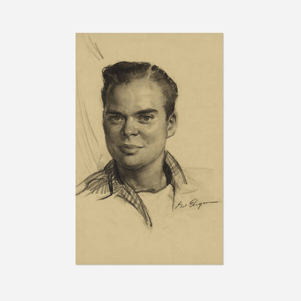 Gil Elvgren 1914–1980. Portrait.