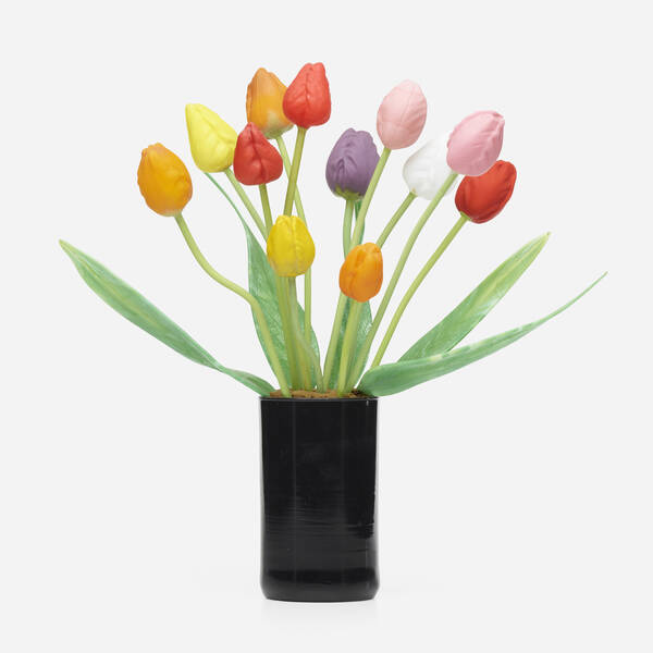 German. Tulips. c. 1930, painted and