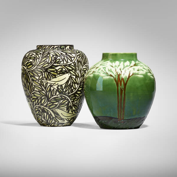 Max Laeuger. Vases, set of two. c. 1900,