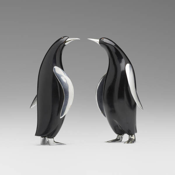 Karl Hagenauer. Penguins, pair.