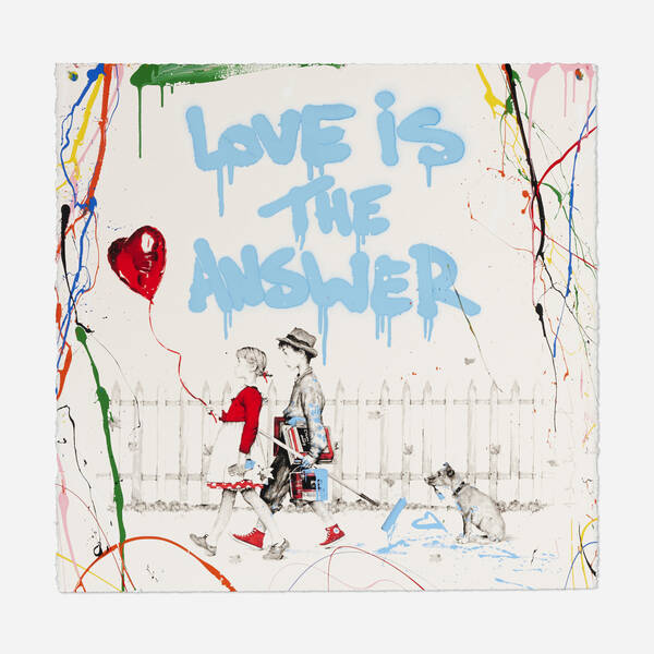 Mr. Brainwash b.1966. Love is the