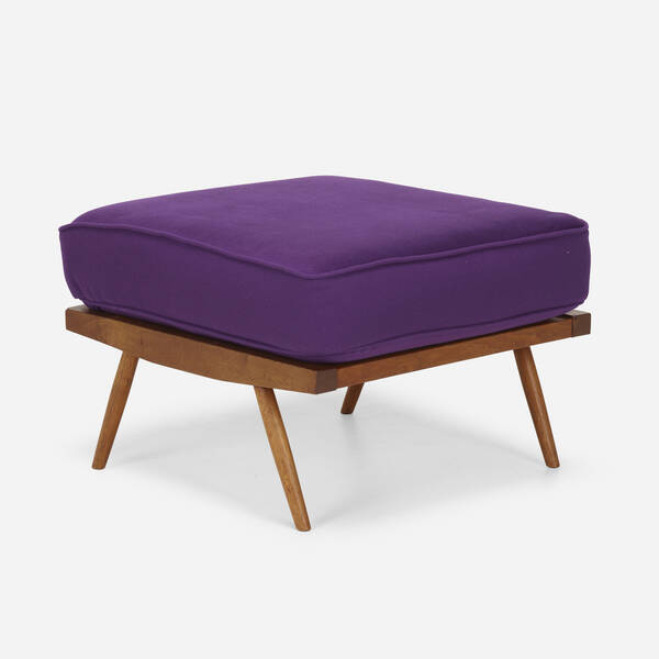 New Hope Modern. Ottoman. walnut,