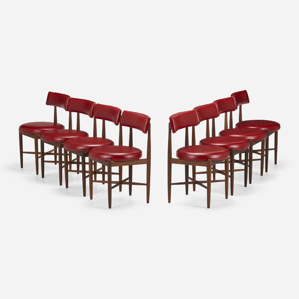 Modern. Chairs, set of eight. c.