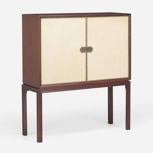 Tommi Parzinger. Cabinet. c. 1955, mahogany,