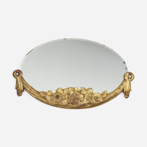 Art Deco. Mirror. c. 1930, gilt