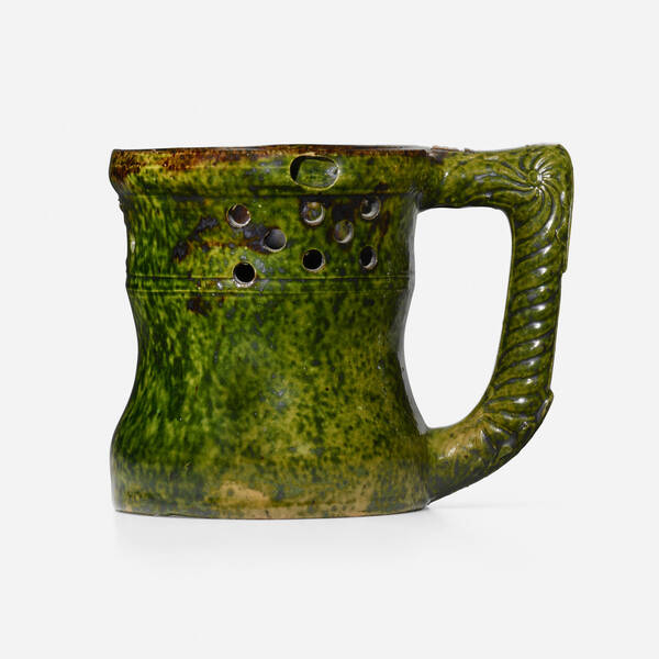 George E. Ohr. Puzzle mug. 1898-1910,