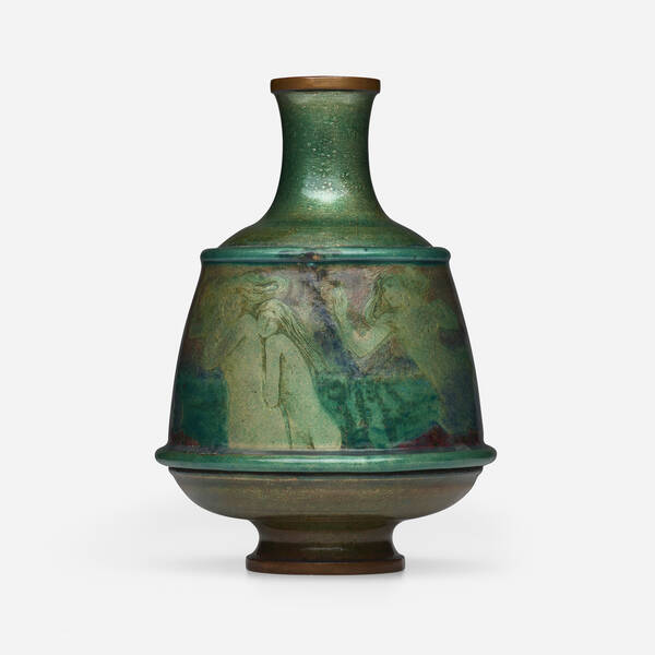 French. Vase with mermaids. c.