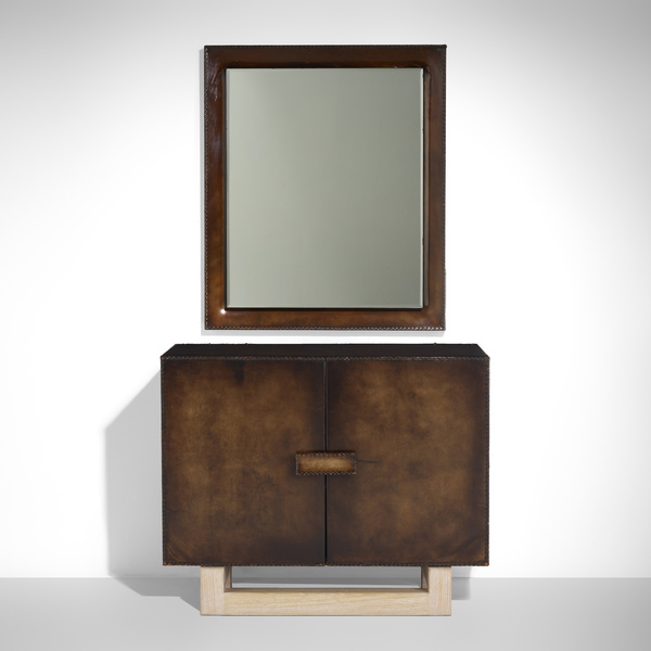Samuel Marx. Cabinet and mirror.