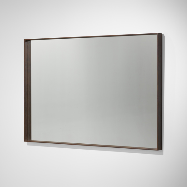 Contemporary. Wall mirror. oxidized