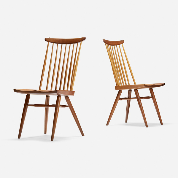 George Nakashima New chairs pair  39dcd9