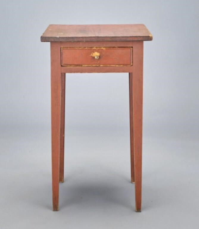 ATHENS TAPERED LEG STANDA one drawer