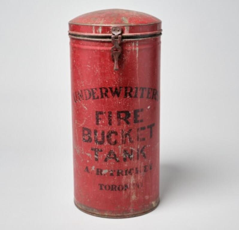 FIRE BUCKET TANKA large tin container