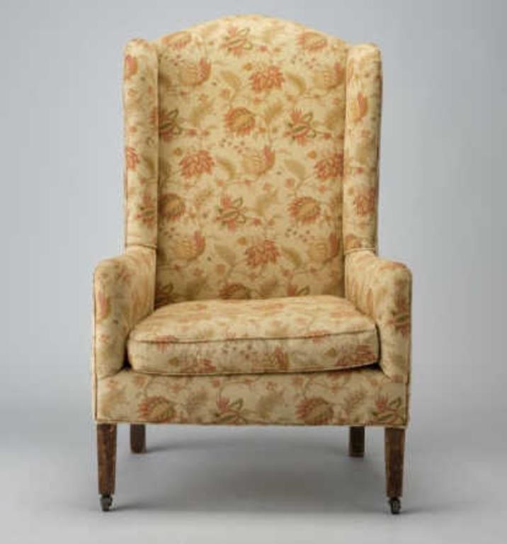 ONTARIO WING BACKA narrow upholstered