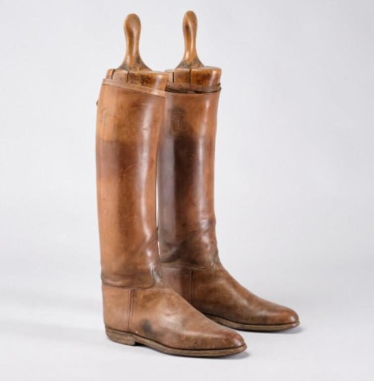 MILITARY BOOTSA pair of 19th century