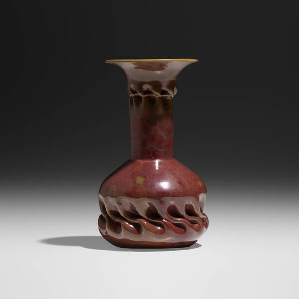 George E Ohr Vase 1895 96 glazed 39dfc3