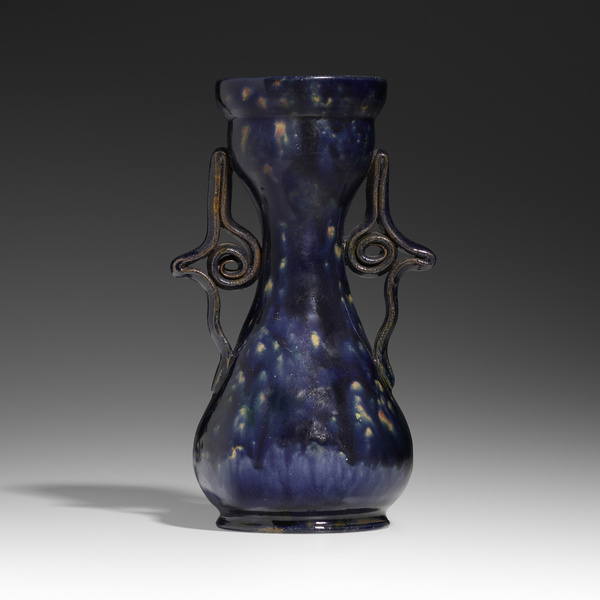 George E. Ohr. Exceptional vase.