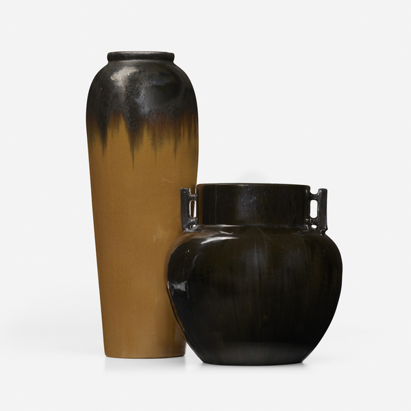 Fulper Pottery Vases set of two  39dfd2