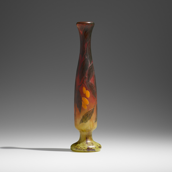 Daum Vase with berries c 1900  39e013
