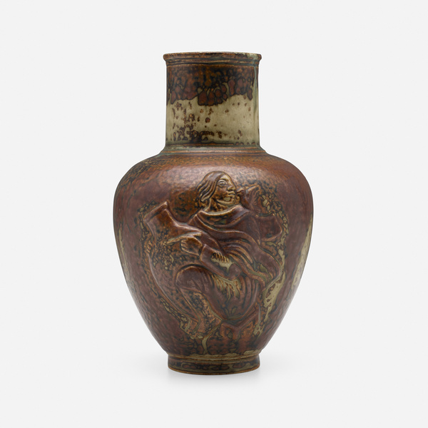 Jais Nielsen. Vase with potter. 1941,