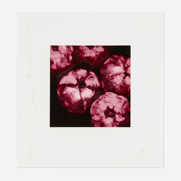 Donald Sultan b 1951 Pomegranates 39e107