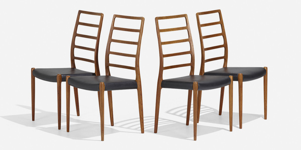 Niels O. Møller. Dining chairs